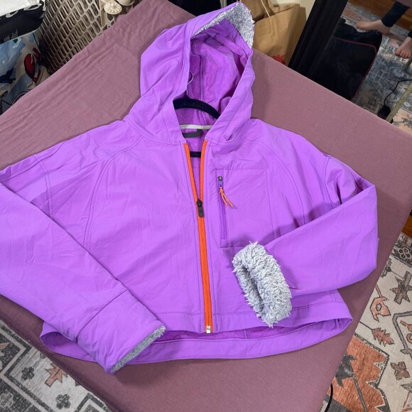 lululemon athletica Jackets & Blazers - lululemon athletica Purple Jacket with Orange Accents
